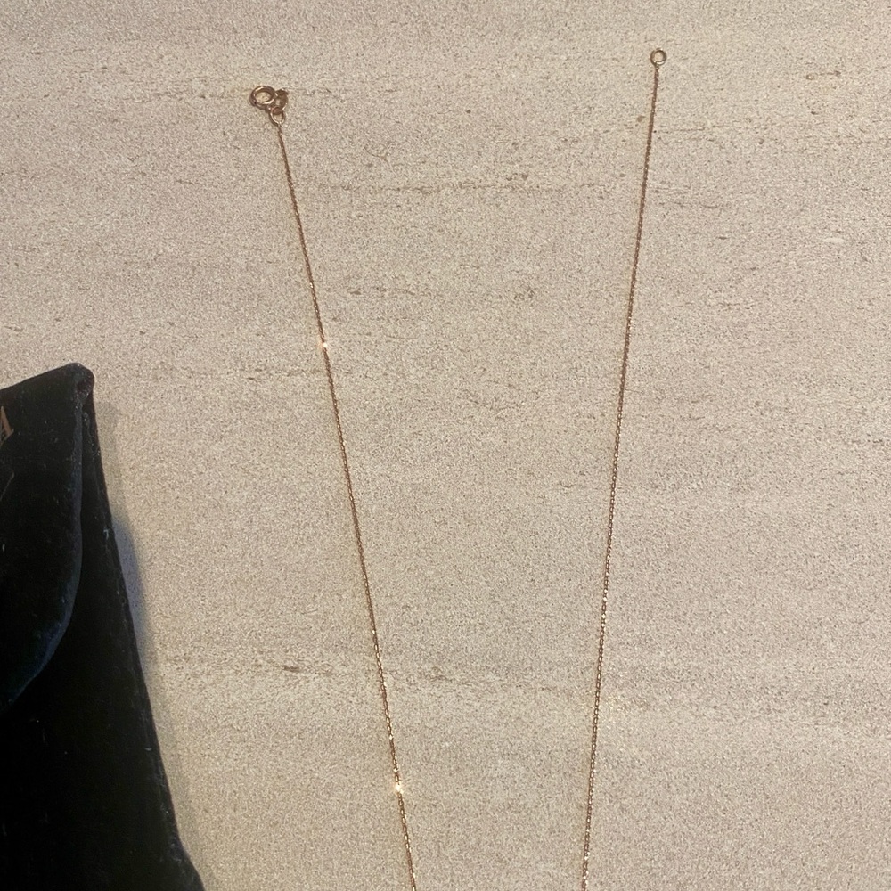 NWT Dana Rebecca Designs Diamond Sylvie Rose Bar Necklace in 14K Rose Gold - Picture 5 of 6
